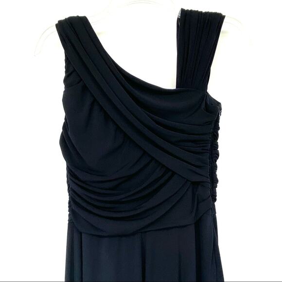 David Meister Full Length Sleeveless Evening Gown Midnight blue Women's Sz 6 - Picture 6 of 14